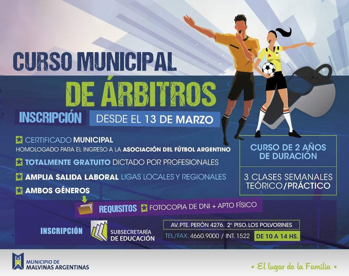 Capacitación para árbitros locales